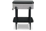 Jorvalee Gray/Black Accent Table by Ashley at Eve Furniture
