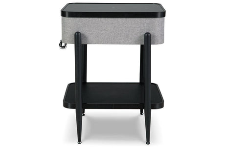 Jorvalee Gray/Black Accent Table by Ashley at Eve Furniture