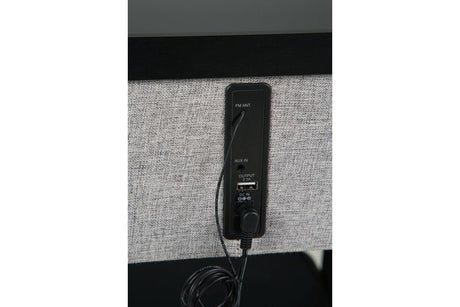 Jorvalee Gray/Black Accent Table by Ashley at Eve Furniture