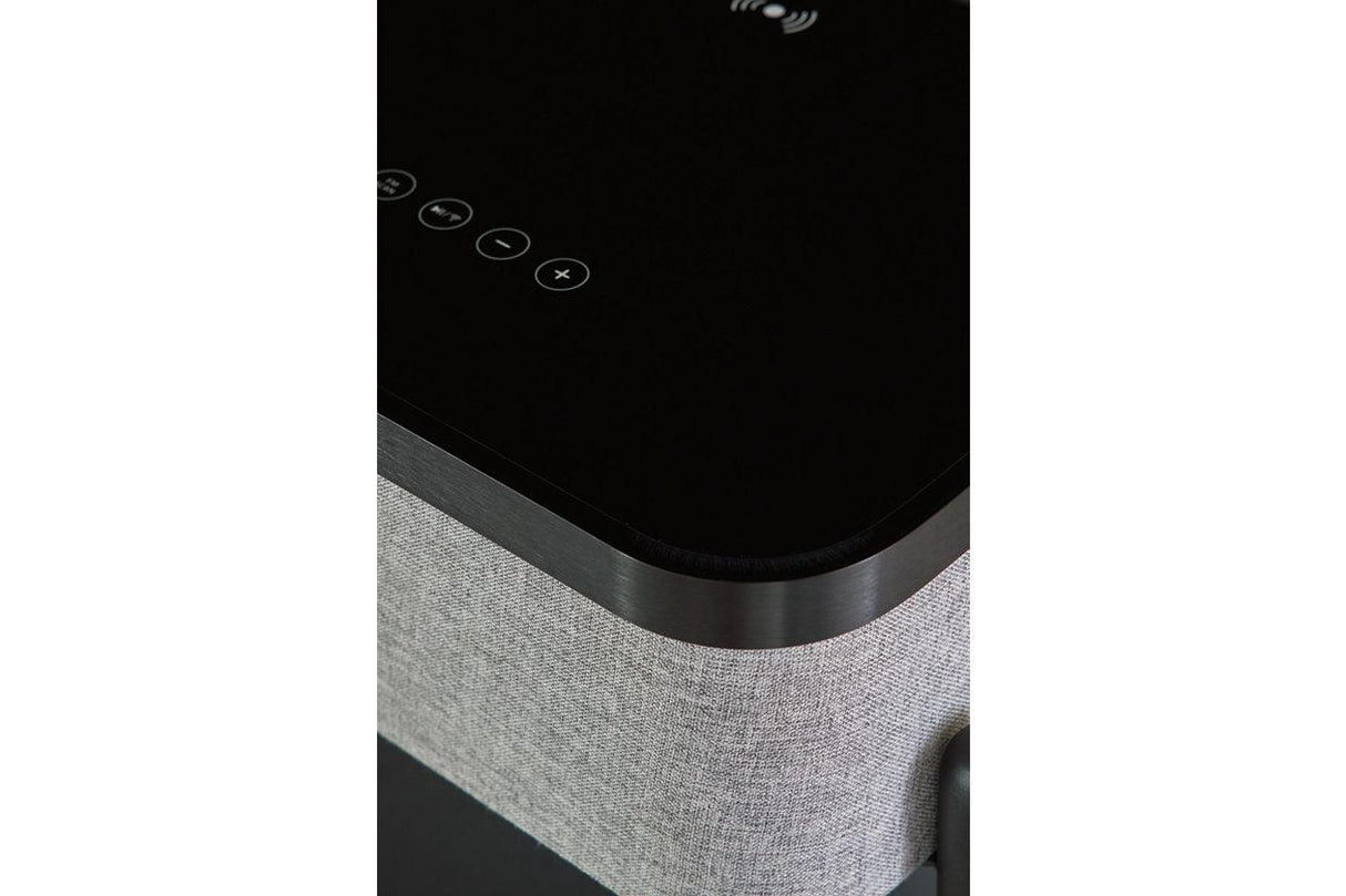 Jorvalee Gray/Black Accent Table by Ashley at Eve Furniture