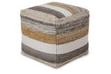 Josalind Multi Pouf by Ashley at Eve Furniture