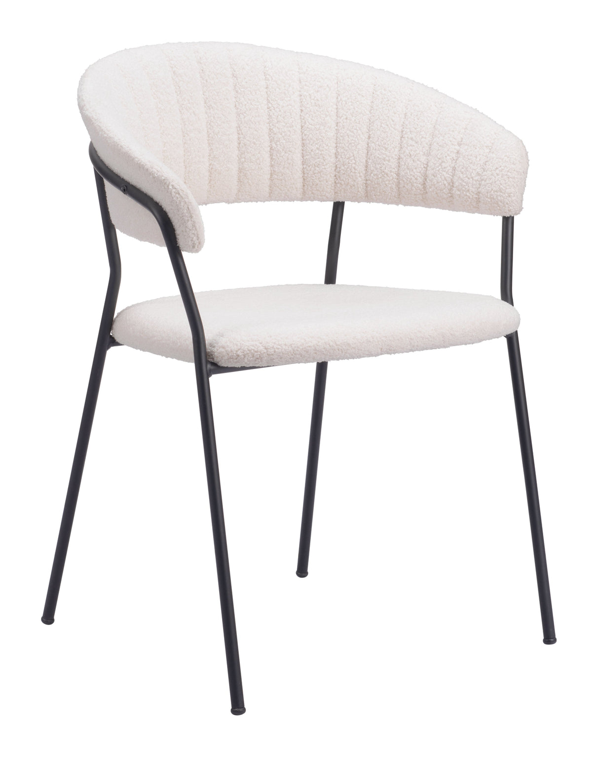 Josephine Cream Dining Chair (Set of 2) by Zuomod at Eve Furniture