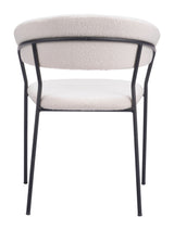 Josephine Cream Dining Chair (Set of 2) by Zuomod at Eve Furniture