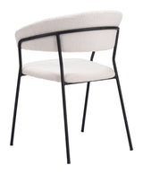 Josephine Cream Dining Chair (Set of 2) by Zuomod at Eve Furniture