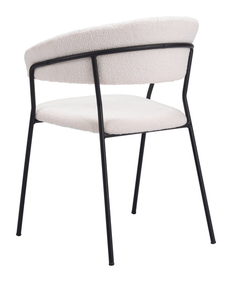 Josephine Cream Dining Chair (Set of 2) by Zuomod at Eve Furniture