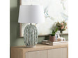 Josephine Green Table Lamp by Crestview at Eve Furniture