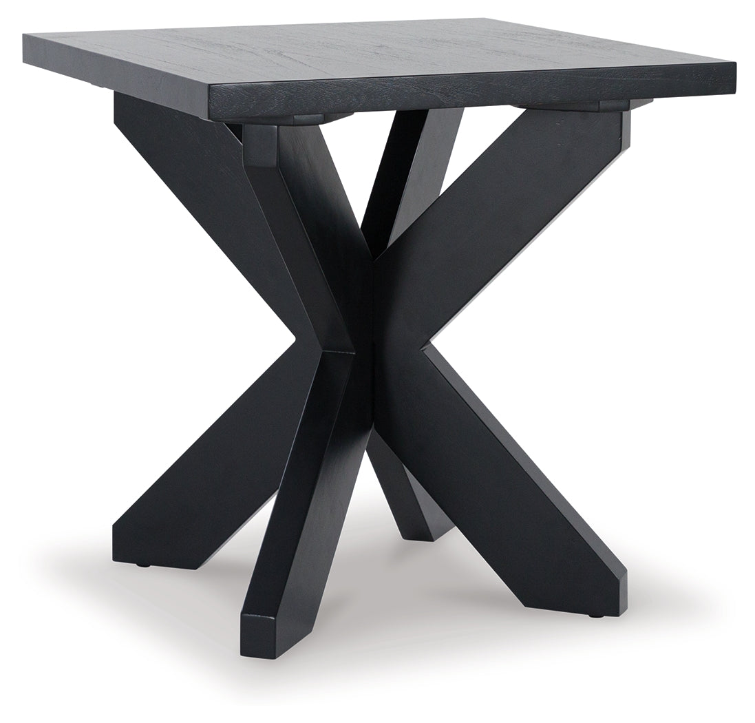 JOSHYARD Black End Table