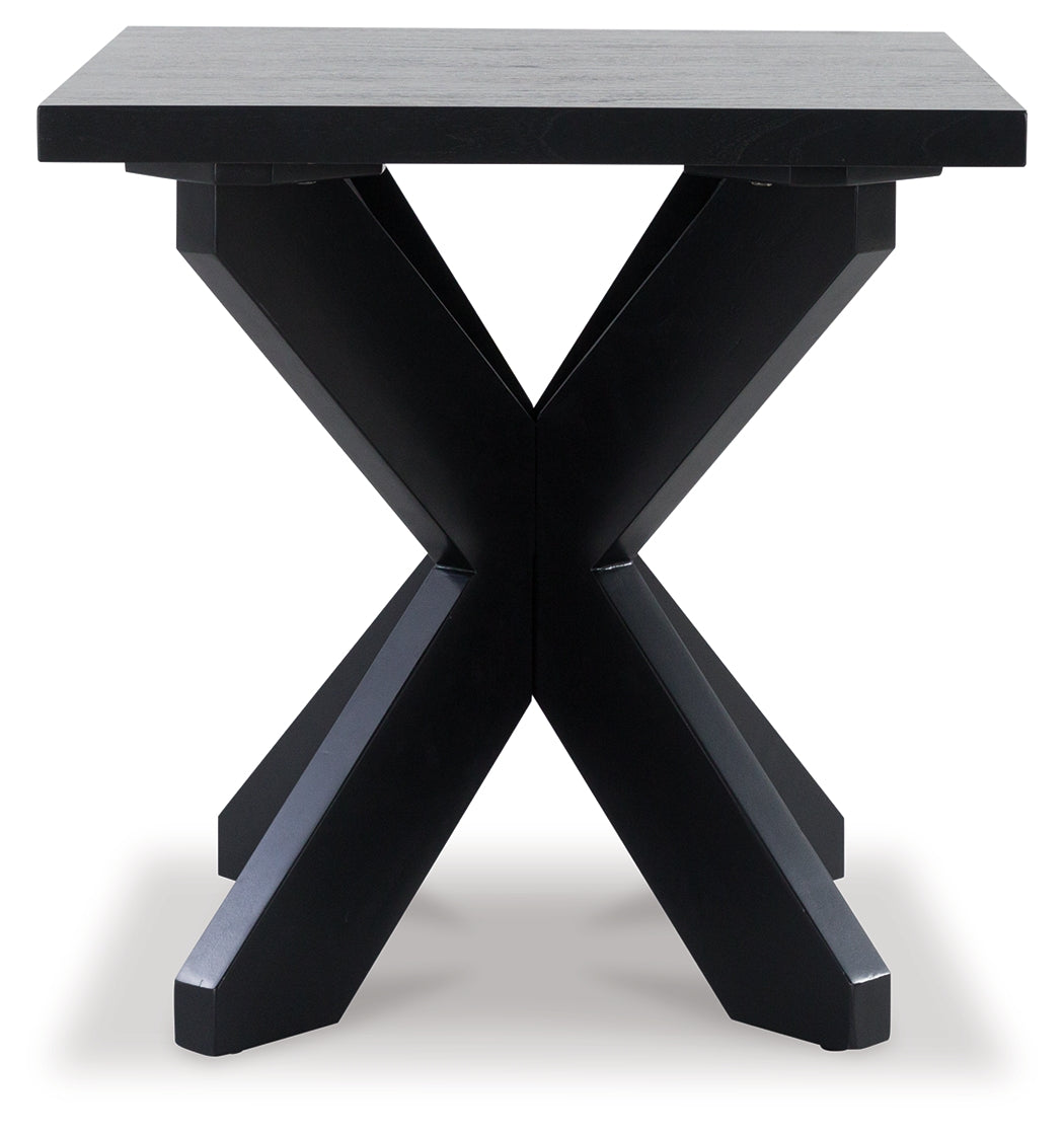 JOSHYARD Black End Table