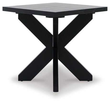 JOSHYARD Black End Table