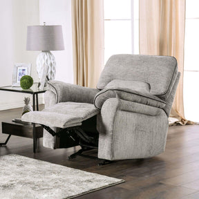 Josias Light Gray Chair by Furniture of America at Eve Furniture
