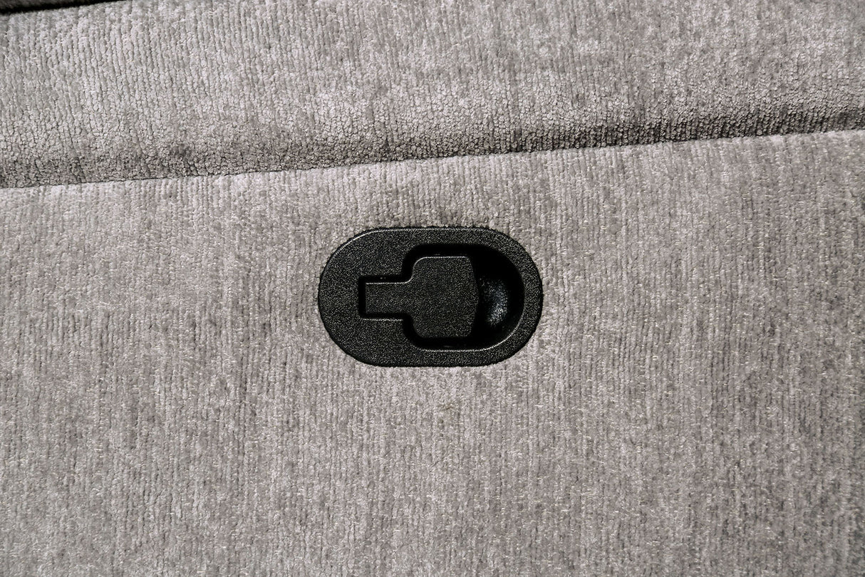 Josias Light Gray Fabric Sofa & Loveseat by Furniture of America at Eve Furniture