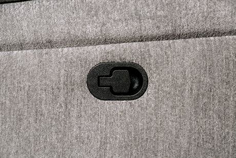 Josias Light Gray Fabric Sofa & Loveseat by Furniture of America at Eve Furniture