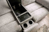 Josias Light Gray Reclining Sofa by Furniture of America at Eve Furniture