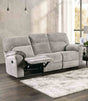 Josias Light Gray Reclining Sofa by Furniture of America at Eve Furniture