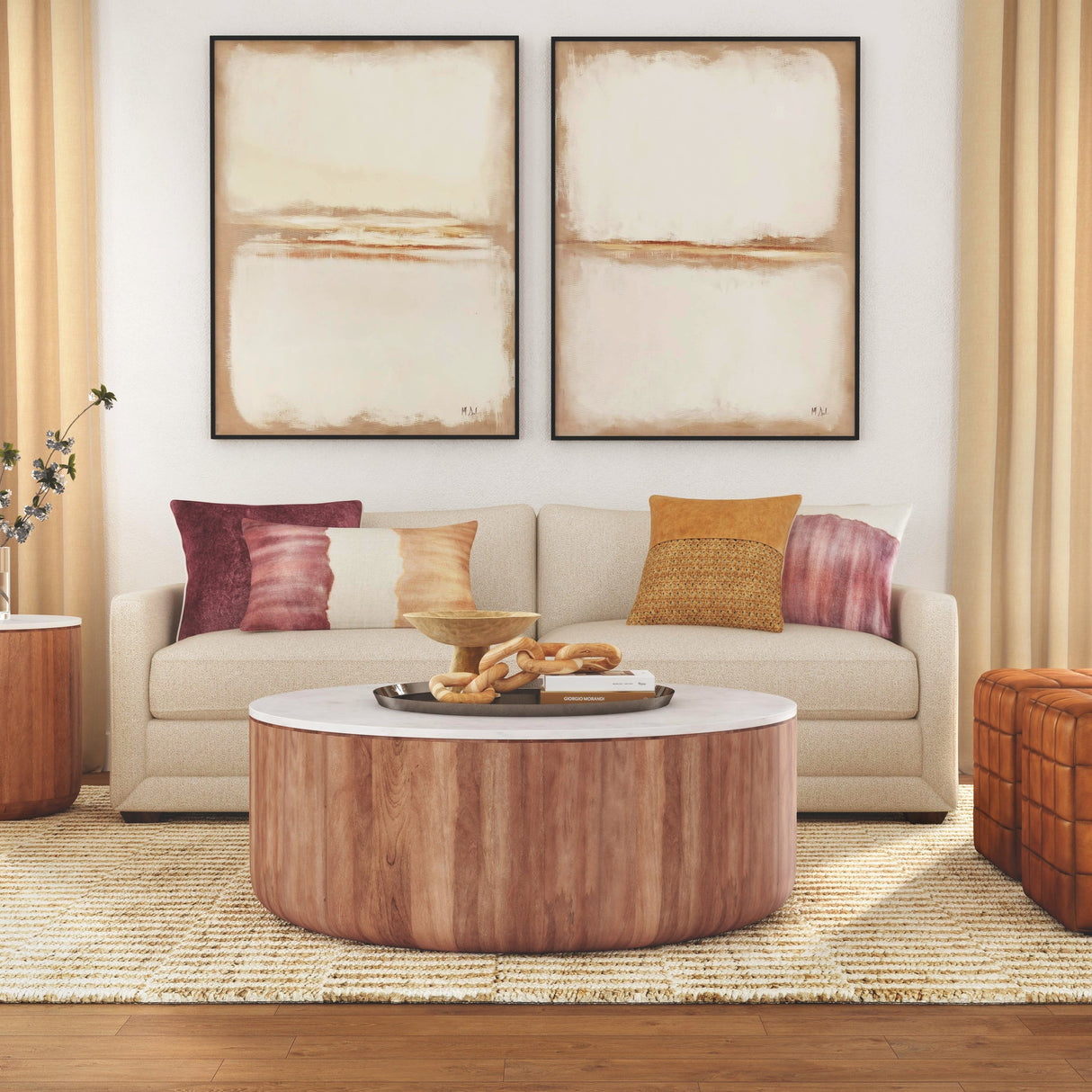 Josie Coffee Table - Hickory Brown by Classic Home at Eve Furniture