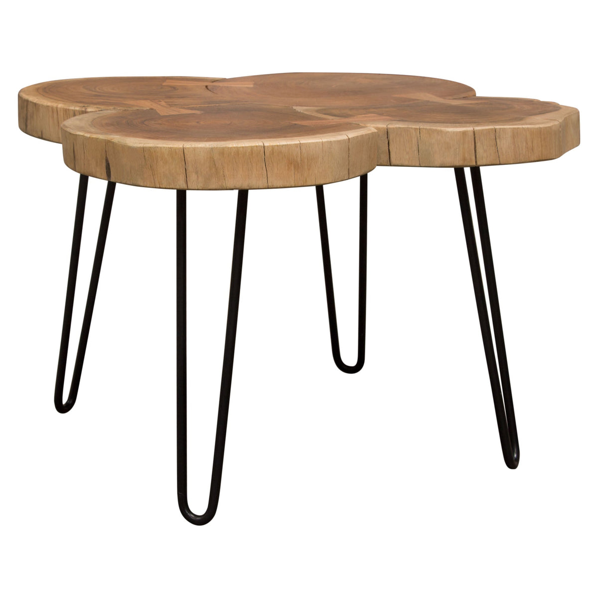 Joss Natural Square Coffee Table by Diamond Sofa at Eve Furniture