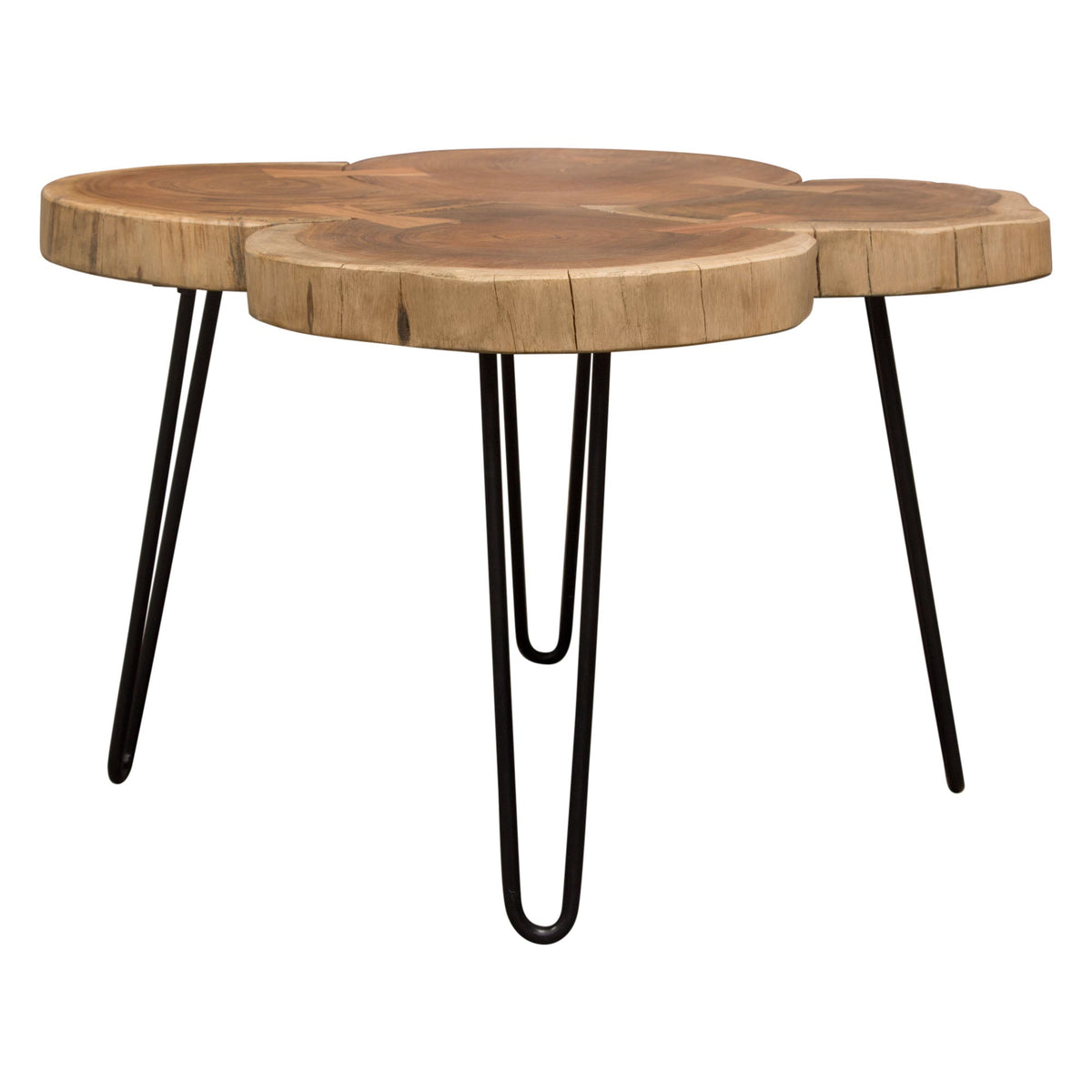 Joss Natural Square Coffee Table by Diamond Sofa at Eve Furniture