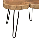 Joss Natural Square Coffee Table by Diamond Sofa at Eve Furniture