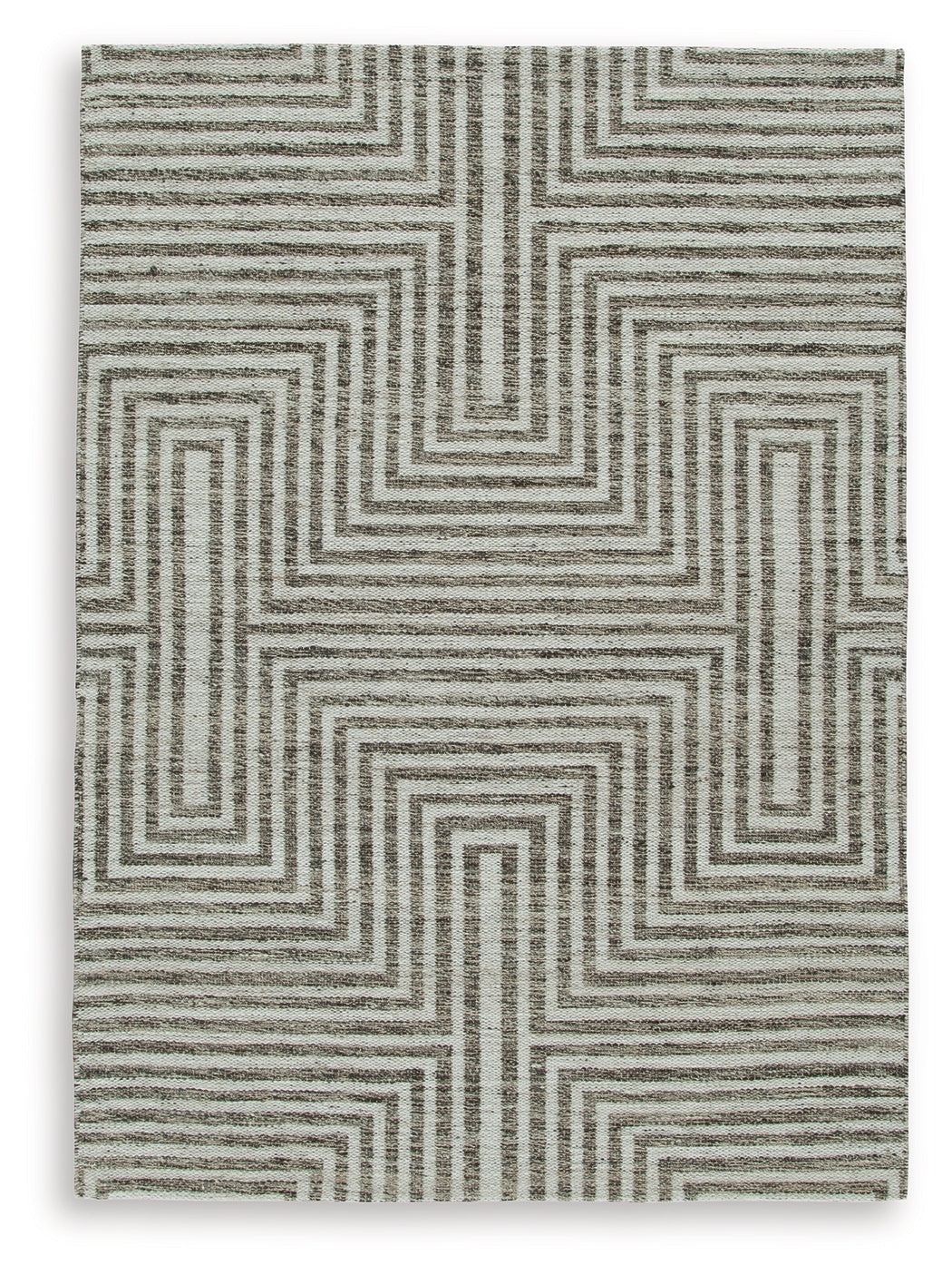 Jossen Ivory/Gray Medium Rug by Ashley at Eve Furniture
