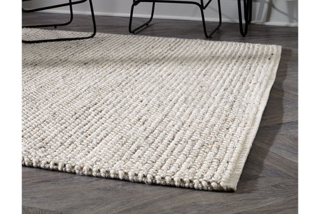 Jossick Cream/Gray Medium Rug by Ashley at Eve Furniture