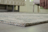 Jossland Turquoise/Ivory Medium Rug by Ashley at Eve Furniture