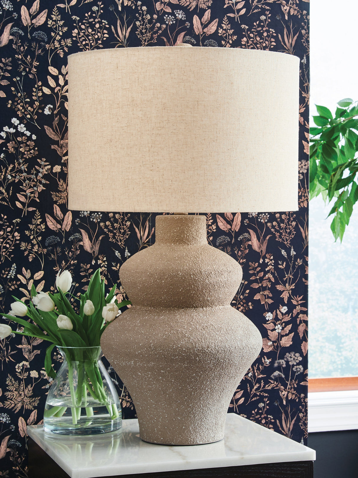 Jossleigh Beige Table Lamp by ASHLEY FURNITURE at Eve Furniture