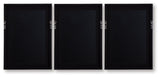 Jossletts Orange/Black/Ivory Wall Art (Set of 3) by ASHLEY FURNITURE at Eve Furniture