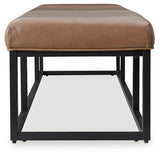 Joston Caramel Accent Bench