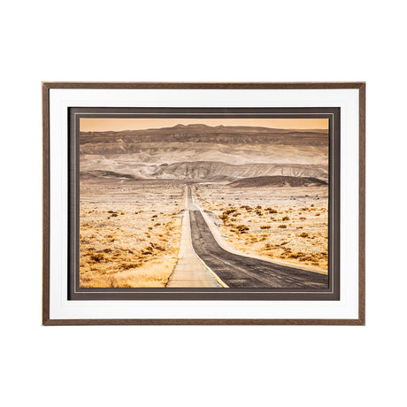 Journey Onwards by Frank Assaf a Hand Embellished Textured Framed Art Photograph Matted under Glass by Mercana at Eve Furniture