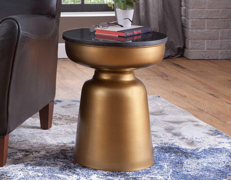 Jovana Round End Table by Steve Silver at Eve Furniture