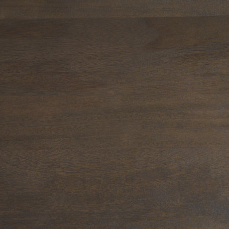 Jovani Solid Dark Brown Mango Wood Round Dining Table by Mercana at Eve Furniture