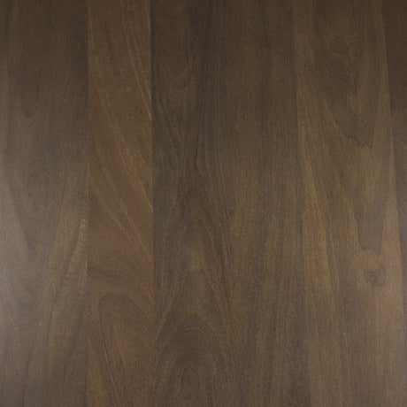 Jovani Solid Dark Brown Mango Wood Round Dining Table by Mercana at Eve Furniture