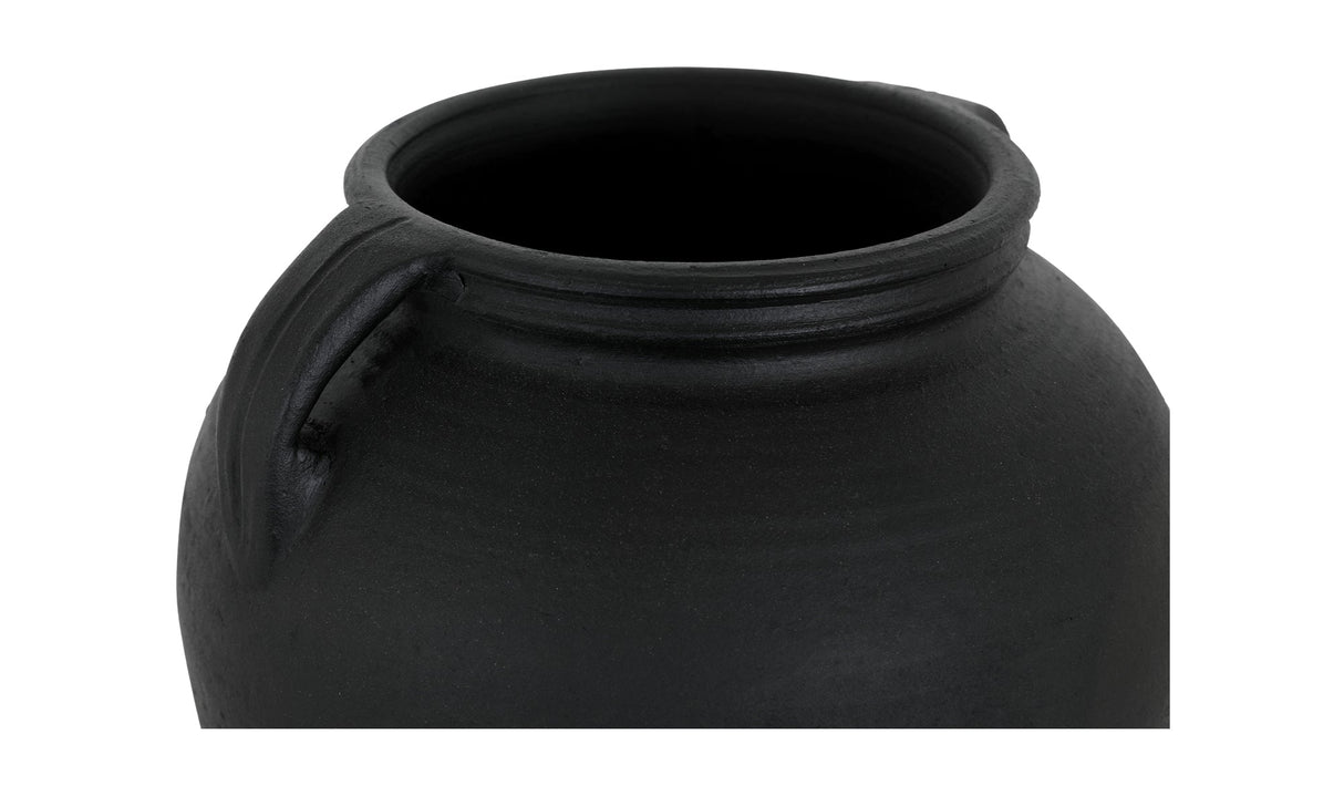 Jovi Vase Black Terracotta by Moe's Home at Eve Furniture