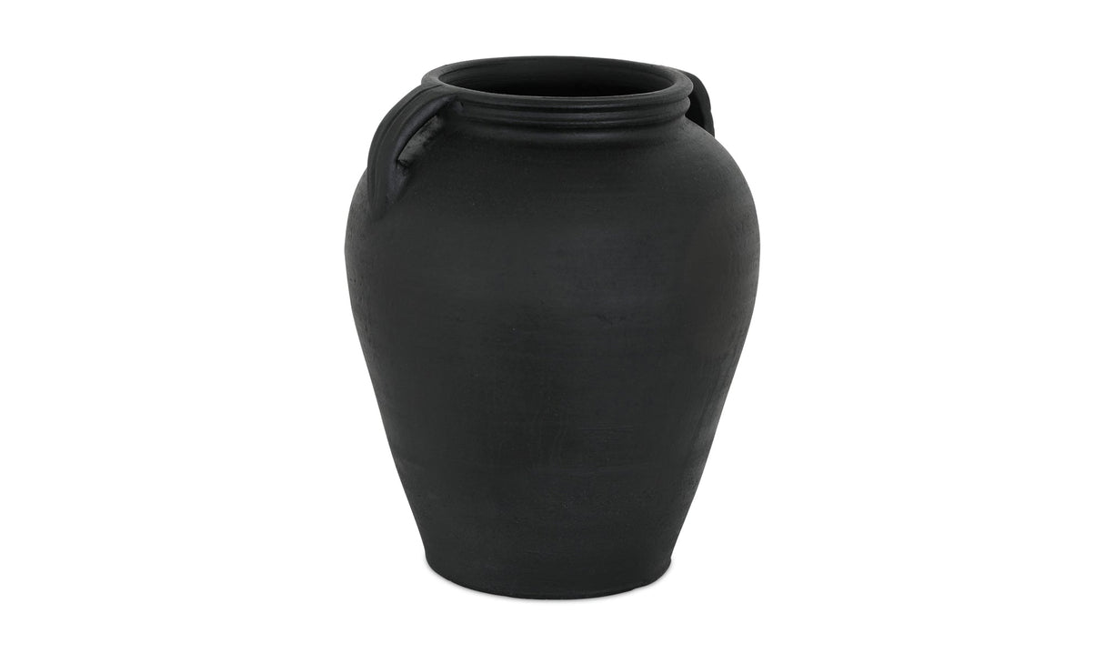 Jovi Vase Black Terracotta by Moe's Home at Eve Furniture