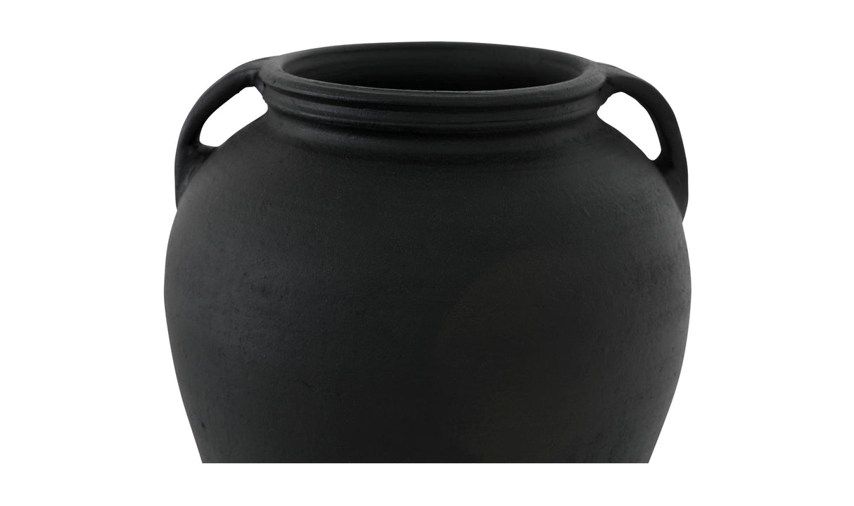Jovi Vase Black Terracotta by Moe's Home at Eve Furniture