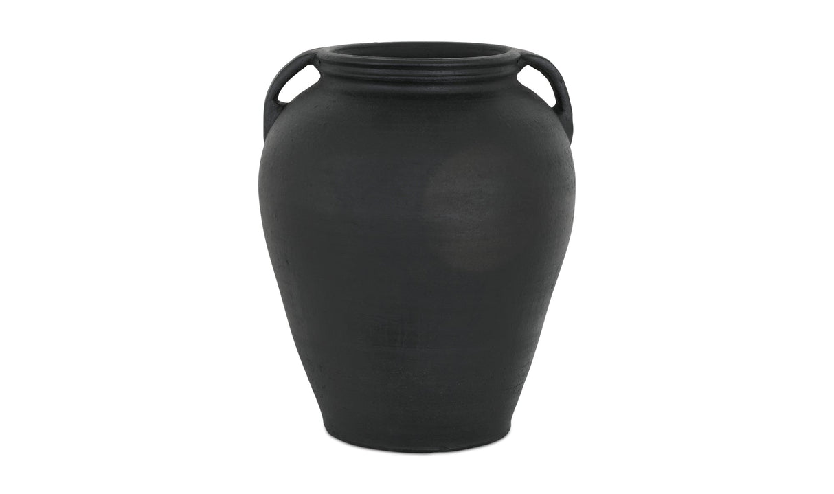 Jovi Vase Black Terracotta by Moe's Home at Eve Furniture