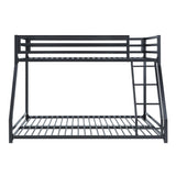Jovie Black Metal Twin/Full Bunk Bed by Homelegance at Eve Furniture