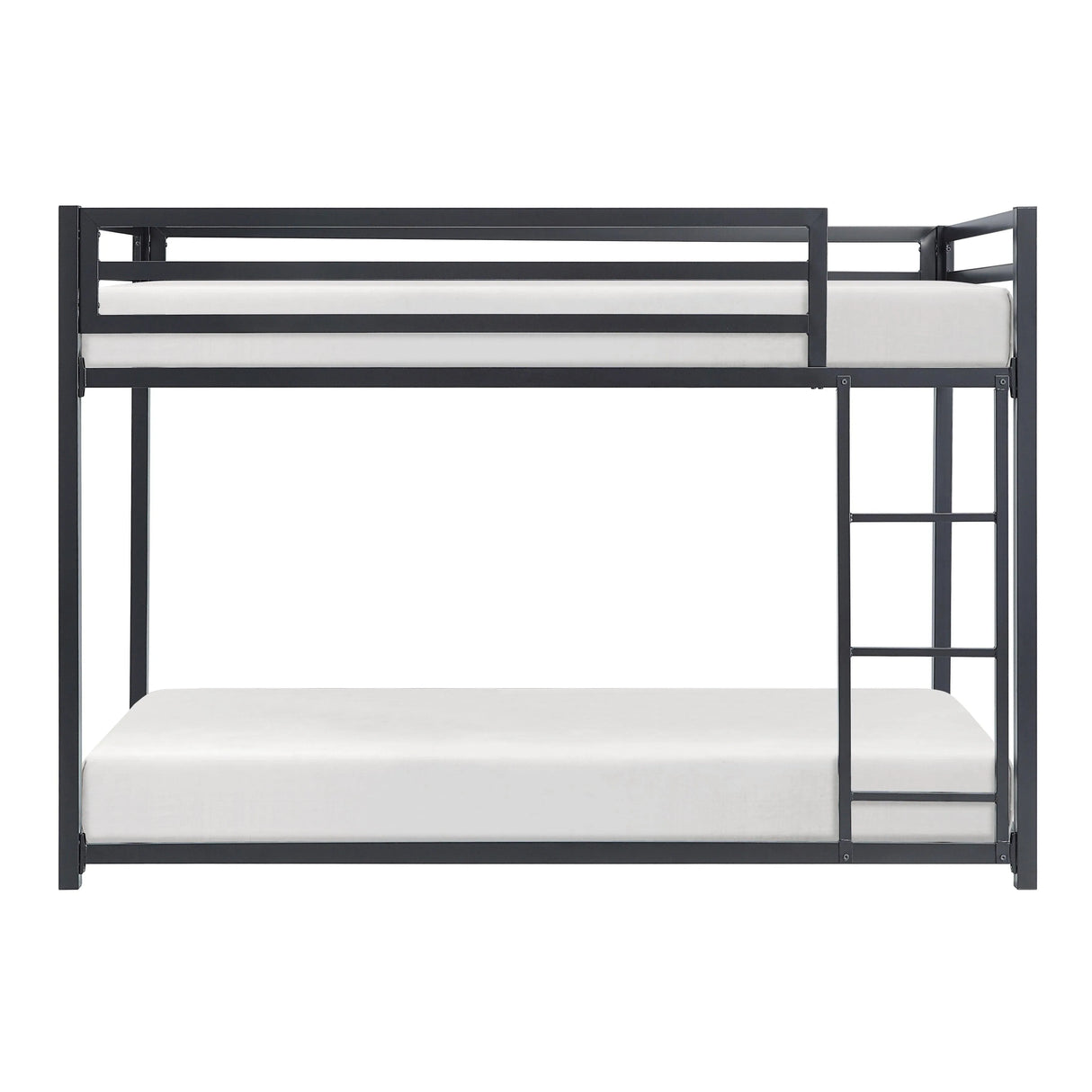 Jovie Black Metal Twin/Twin Bunk Bed by Homelegance at Eve Furniture