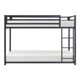 Jovie Black Metal Twin/Twin Bunk Bed by Homelegance at Eve Furniture