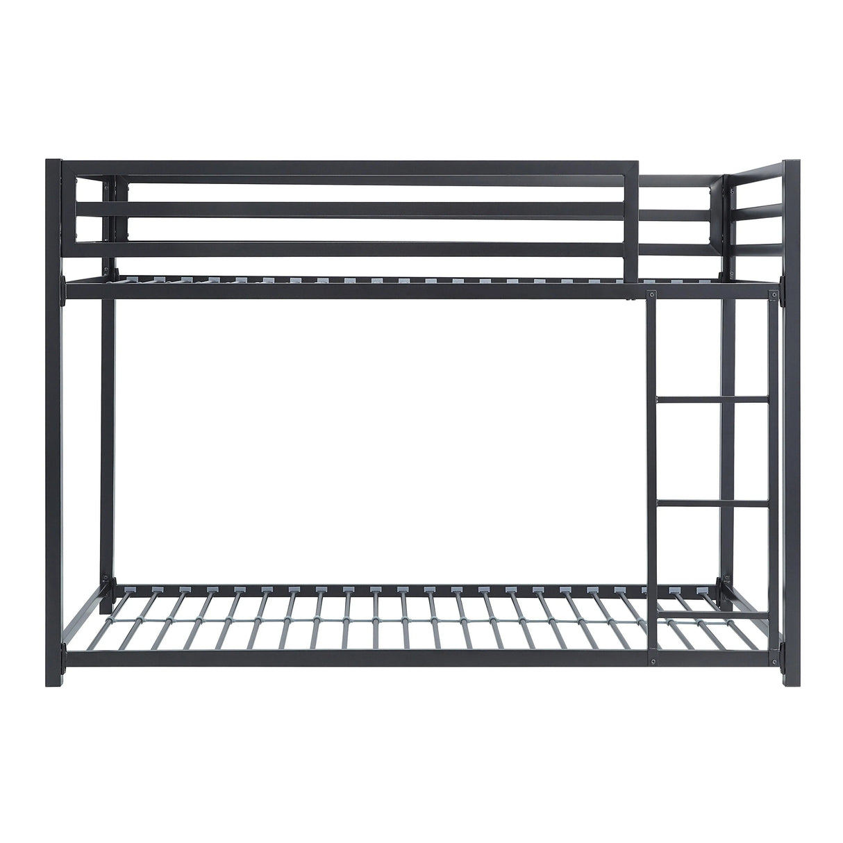 Jovie Black Metal Twin/Twin Bunk Bed by Homelegance at Eve Furniture