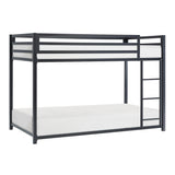 Jovie Black Metal Twin/Twin Bunk Bed by Homelegance at Eve Furniture