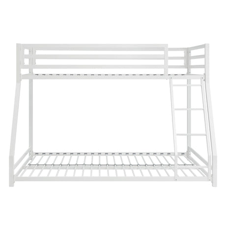 Jovie White Metal Twin/Full Bunk Bed by Homelegance at Eve Furniture