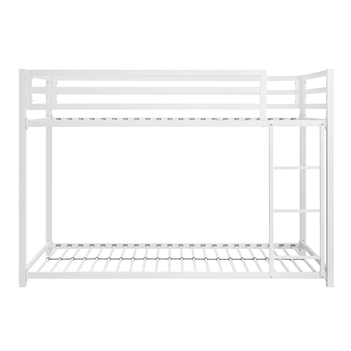 Jovie White Metal Twin/Twin Bunk Bed by Homelegance at Eve Furniture