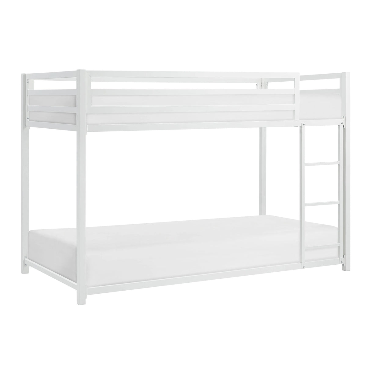 Jovie White Metal Twin/Twin Bunk Bed by Homelegance at Eve Furniture