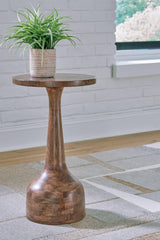 Joville Medium Brown Accent Table by Ashley at Eve Furniture