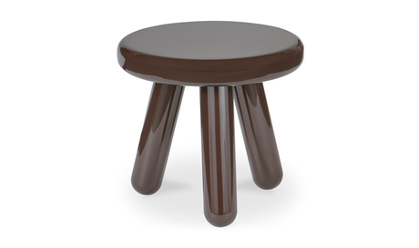 Joy Accent Table Dark Brown Lacquer by Moe's Home at Eve Furniture