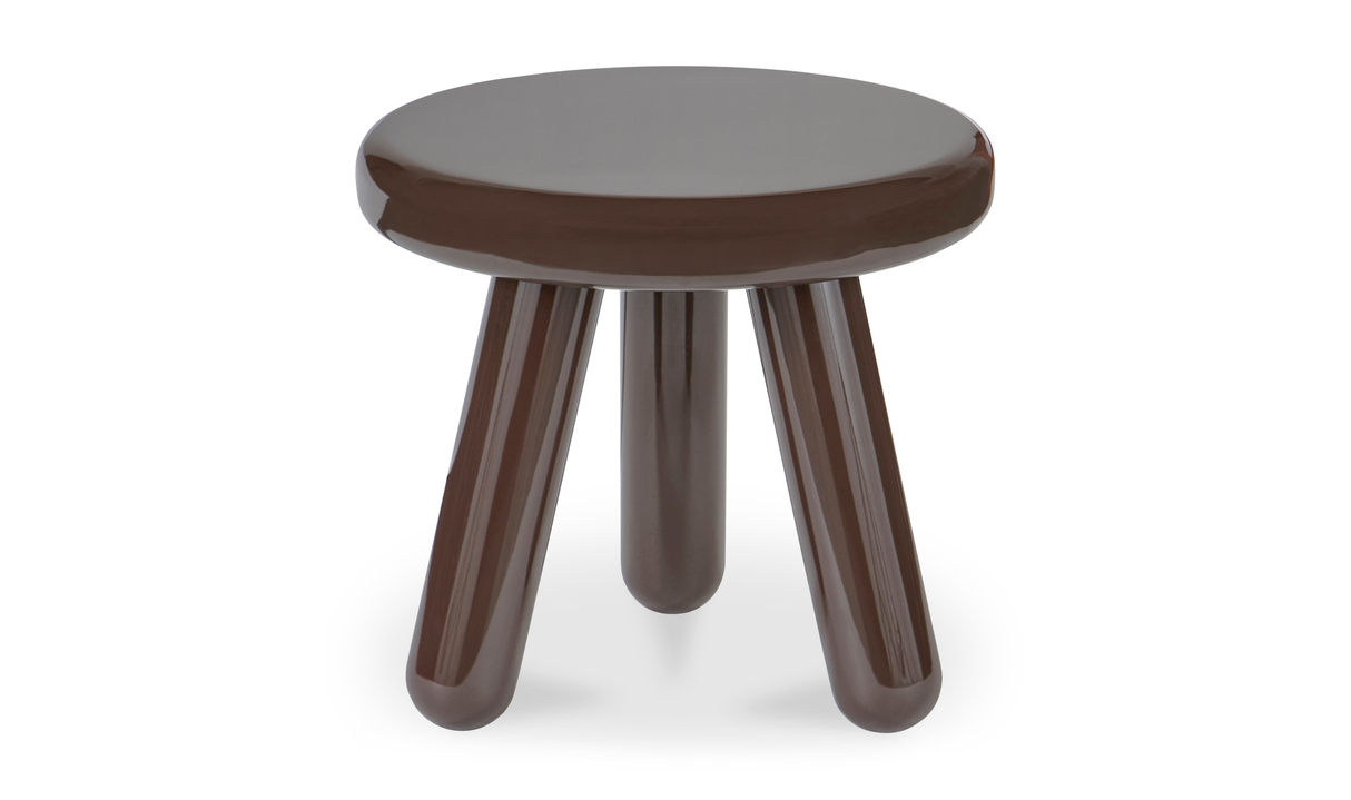 Joy Accent Table Dark Brown Lacquer by Moe's Home at Eve Furniture