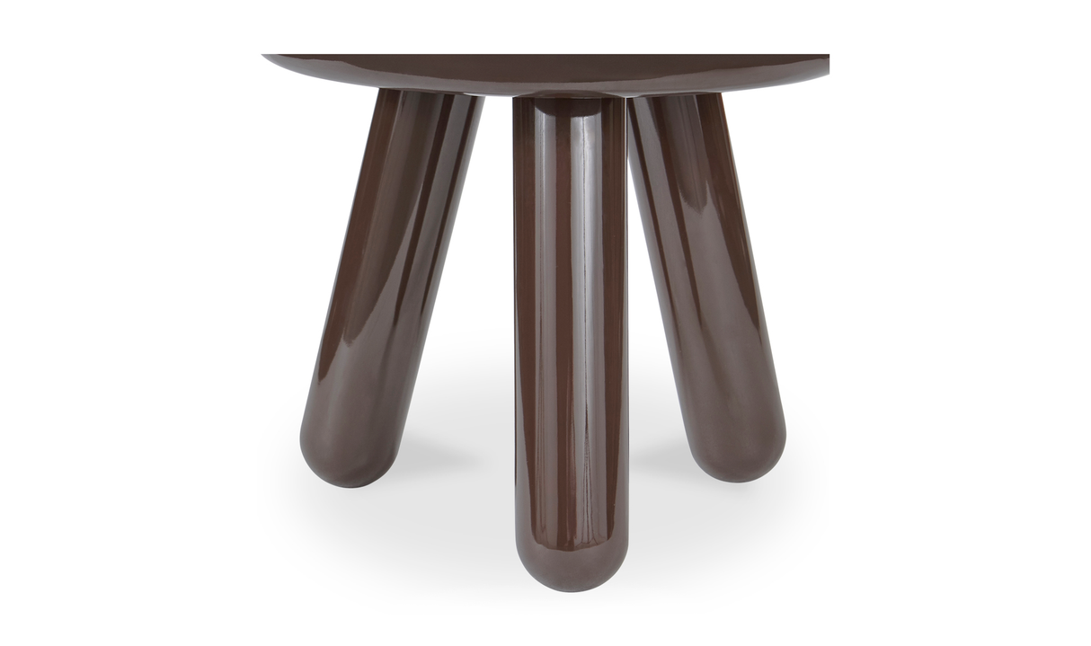 Joy Accent Table Dark Brown Lacquer by Moe's Home at Eve Furniture