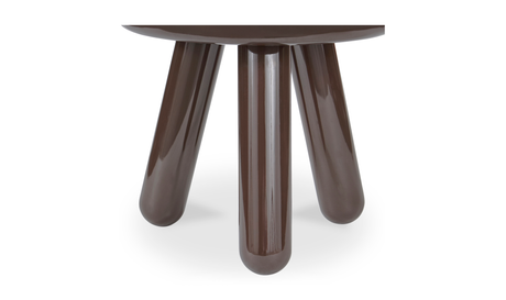 Joy Accent Table Dark Brown Lacquer by Moe's Home at Eve Furniture