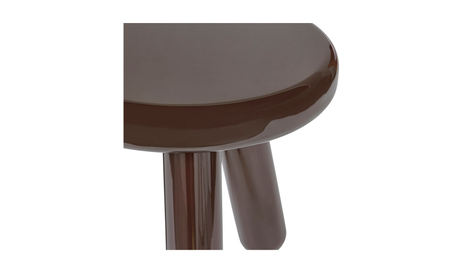 Joy Accent Table Dark Brown Lacquer by Moe's Home at Eve Furniture